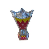 مبخرة غضار التراثية اللون الاحمر