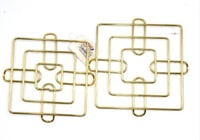 قاعدة إبريق استيل ذهبي