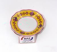 صحن بيالات نقش عسيري تراثي طقم 6 حبات