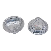 قالب كريمة المنيوم على شكل قلب ١٢ حبة