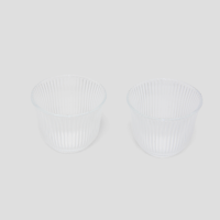 فناجيل شفاف زجاجية