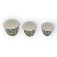 فناجين قهوة بداوي مذهب