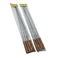 سياخ شوي ببيد خشب قبضة يد خشبية 6 حبة