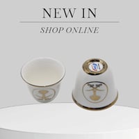 فناجيل سيفين ونخلة بدائرة