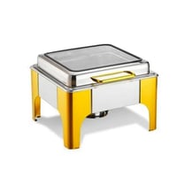 سخان فضي بارجل ذهبي 6 لتر