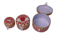 طقم مطابق غضار احمر تراثي