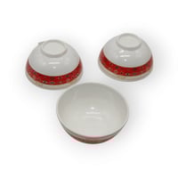 مجموعة أطباق ملامين ملونة