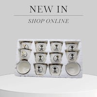 فناجيل سيفين ونخلة بدائرة