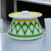 برمة غضار تراثي ازرق