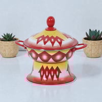 سخان غضار احمر تراثي