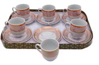 طقم أكواب شاي تركي | 12 قطعة