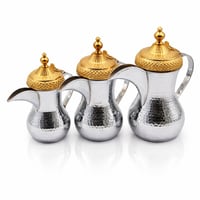 طقم 3دلة فضي حب الرمان