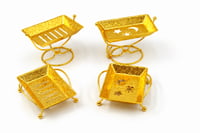 أناقة بلا حدود: علب صابون ذهبية قطعه واحدة