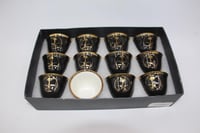 فناجيل سيفين ونخله اسود مذهب