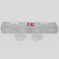 فناجيل شفاف زجاجية