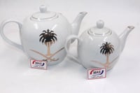 إبريق شاي برسلان سيفين ونخلة مذهب