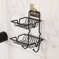 حامل صابون معلق مزدوج الطبقات