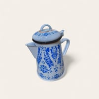 دلة حليب تراثية ابو طير ازرق من اواني ماس