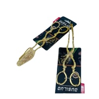 ملقاط فحم خفيف الوزن وقوي على شكل مقص واحد حبة