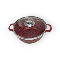 طقم قدور جرانيت احمر