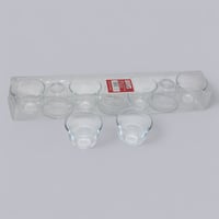 فناجيل قهوة شفافة زجاجية