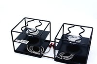 موقد غاز مربع اسود متعدد الاستخدام لوازم رحلات 2 ع...