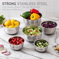 طقم بوادي اسئل بغطاء 3 قطعه من اواني ماس