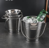 دلو ثلج استل استيل