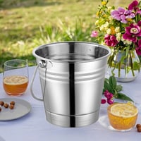 دلو ثلج استل استيل