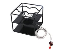 موقد غاز مربع اسود متعدد الاستخدام لوازم رحلات واح...