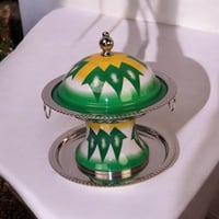 تمرية غضار استيل اخضر