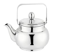 ابريق شاي استانلس استيل بمقبض اتسيل