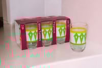 كاس ماء غضار اخضر