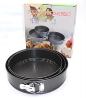 طقم قوالب كيك دائرية