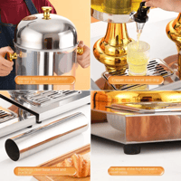 حاوية عصائر حصرية للحفاظ ذهبيعلى مشروب بارد