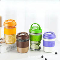 كوب قهوة حراري مصمم لراحة يديك ودعماً لمشروبك 1 قط...