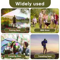 كرسي قابل للطي محمول وخفيف الوزن