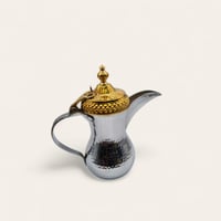 دلة حب الرمان نحاس فضي