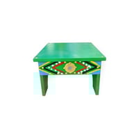 كرسي تراثي اخضر خشبي