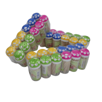 أسنان من خشبية بعلبة محمولة 12 علبه