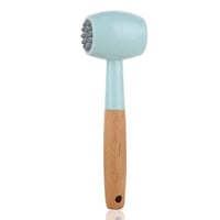 مطرقة لحم سيليكون- مقبض خشبي