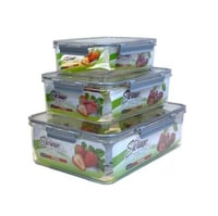 طقم علب تخزين اكرايك 3 قطع