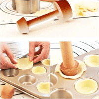 كباية لضغط معمول خشبية صانع المعجنات