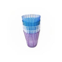 كاسات عصير ملون