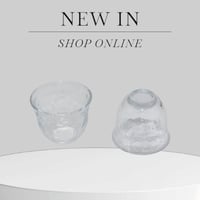 فنجال قهوة شفاف