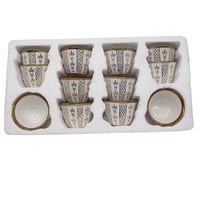 فناجيل قهوة بداوي بنقوش يدوية