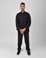اسود + احمر