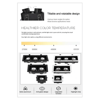 سبوت لايت ابيض لون الانارة اصفر مانع للتوهج مستطيل...