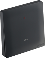 مفتاح مكيف مربع 45 امبير لون أسود بيانو تصميم حديث...