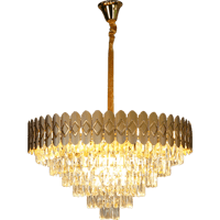 ثريا مودرن ذهبي E14*15L قطر 80 سم